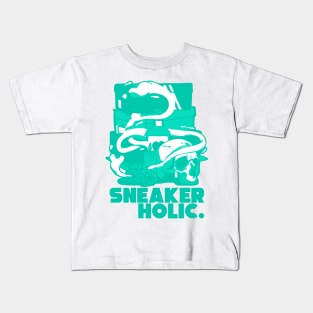Sneaker Holic Clear Jade Retro Sneaker Kids T-Shirt